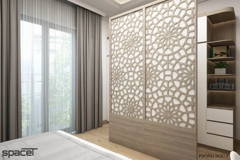 Phòng ngủ - Nhà phố Vĩnh Cửu Đồng Nai - Phong cách Modern | Space T