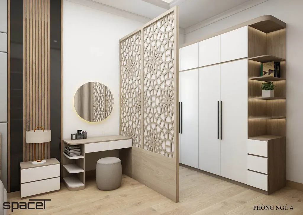 Phòng ngủ - Nhà phố Vĩnh Cửu Đồng Nai - Phong cách Modern | Space T