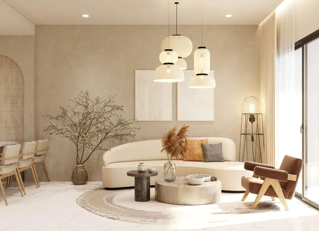 Phòng khách - Căn hộ Charm Plaza Bình Dương - Phong cách Modern | Space T