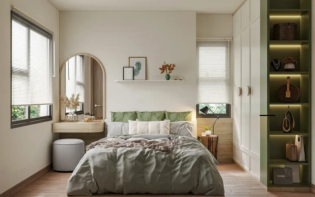 Phòng ngủ - Căn hộ Charm City Bình Dương - Phong cách Modern | Space T