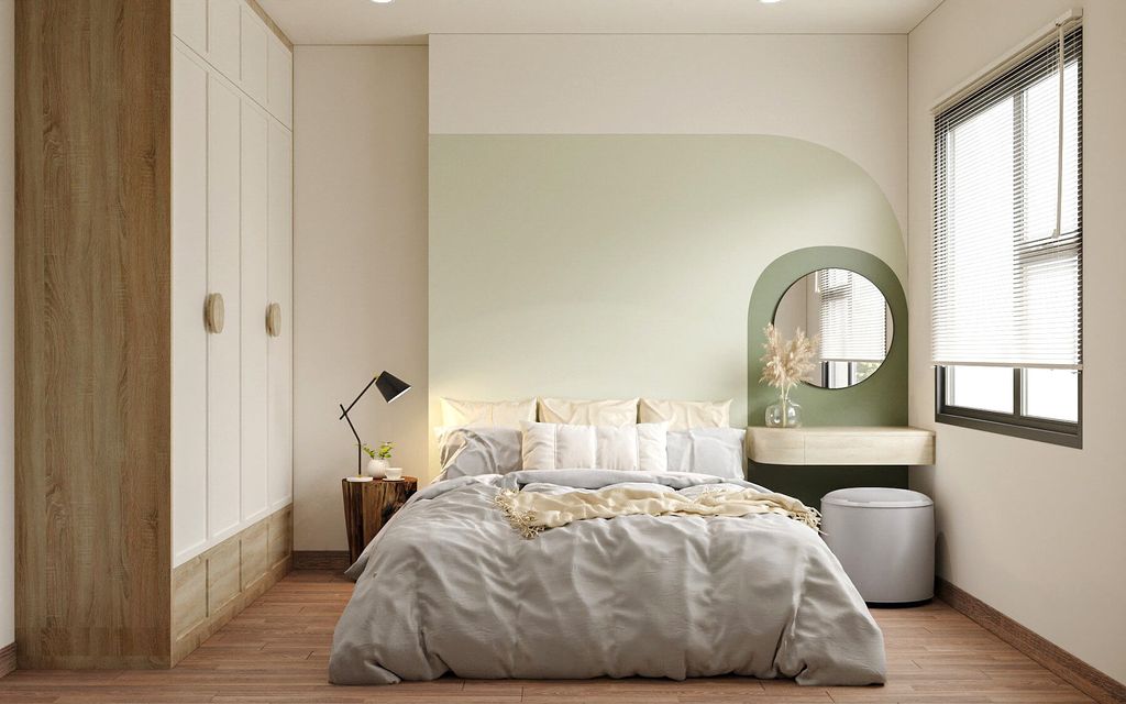 Phòng ngủ - Căn hộ Charm City Bình Dương - Phong cách Modern  | Space T