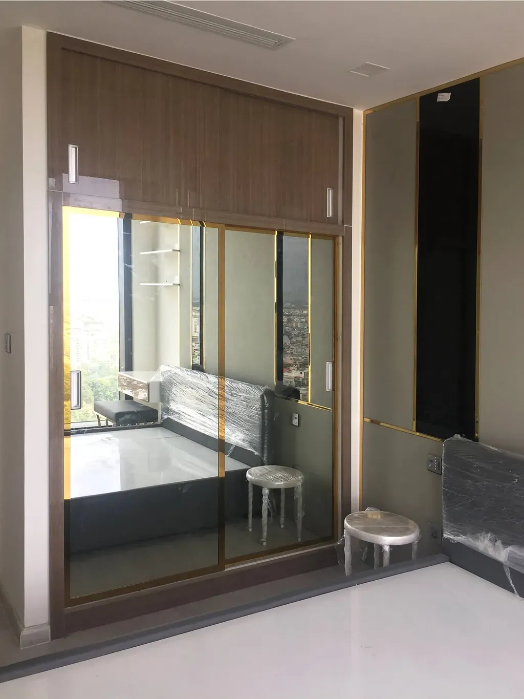 Phòng ngủ - Căn hộ Lux 6 (Vinhomes Ba Son) - Phong cách Modern | Space T