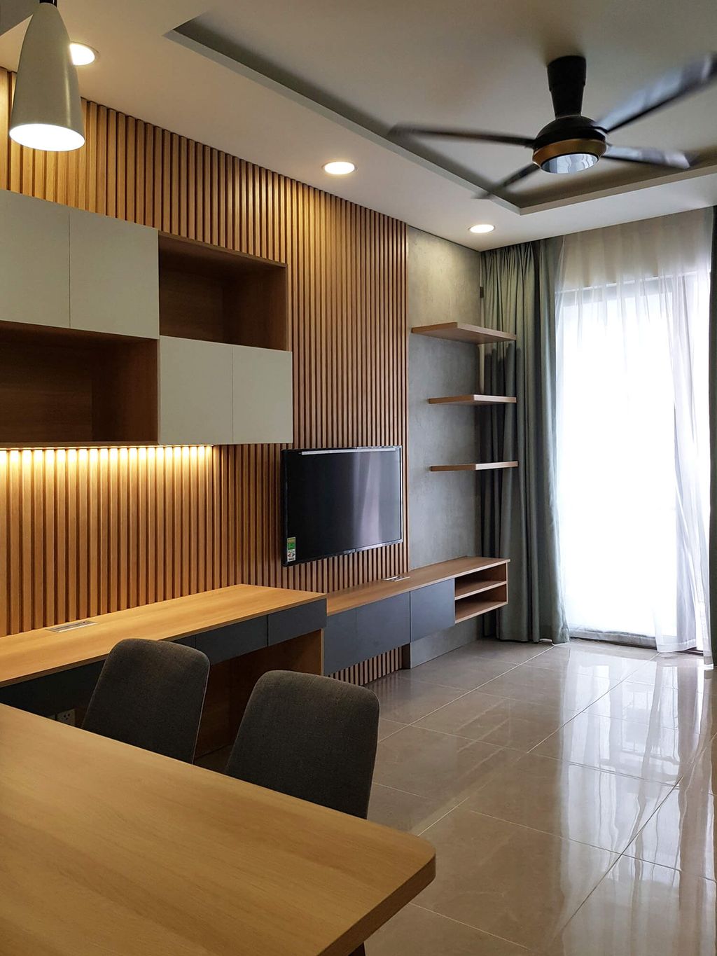 Phòng khách - Căn hộ Saigon South Quận 7 - Phong cách Modern  | Space T