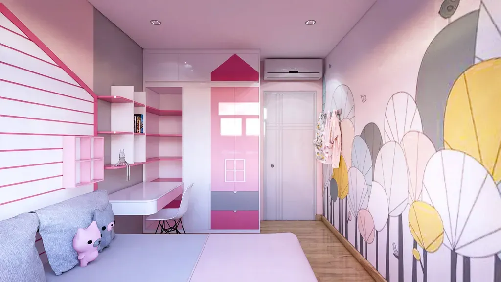 Phòng cho bé - Căn hộ Diamond Quận 8 - Phong cách Scandinavian | Space T