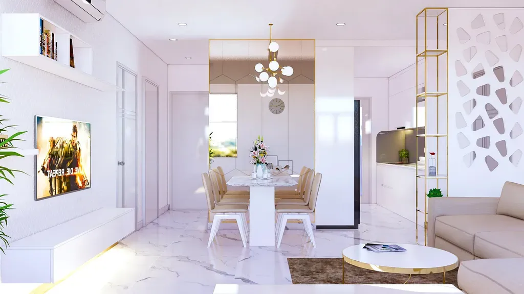 Phòng ăn - Căn hộ Diamond Q.8 - Phong cách Modern | Space T