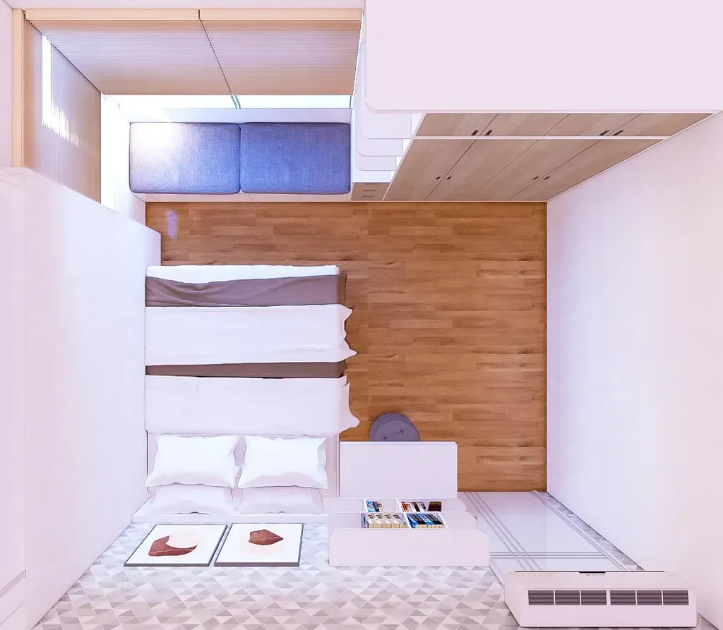Phòng ngủ - Căn hộ Diamond Q.8 - Phong cách Modern | Space T