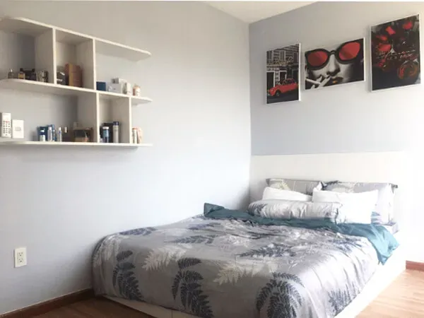 Phòng ngủ - Căn hộ Diamond Quận 8 - Phong cách Modern | Space T