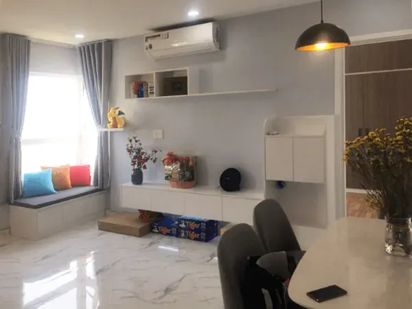 Phòng khách - Căn hộ Diamond Quận 8 - Phong cách Modern | Space T