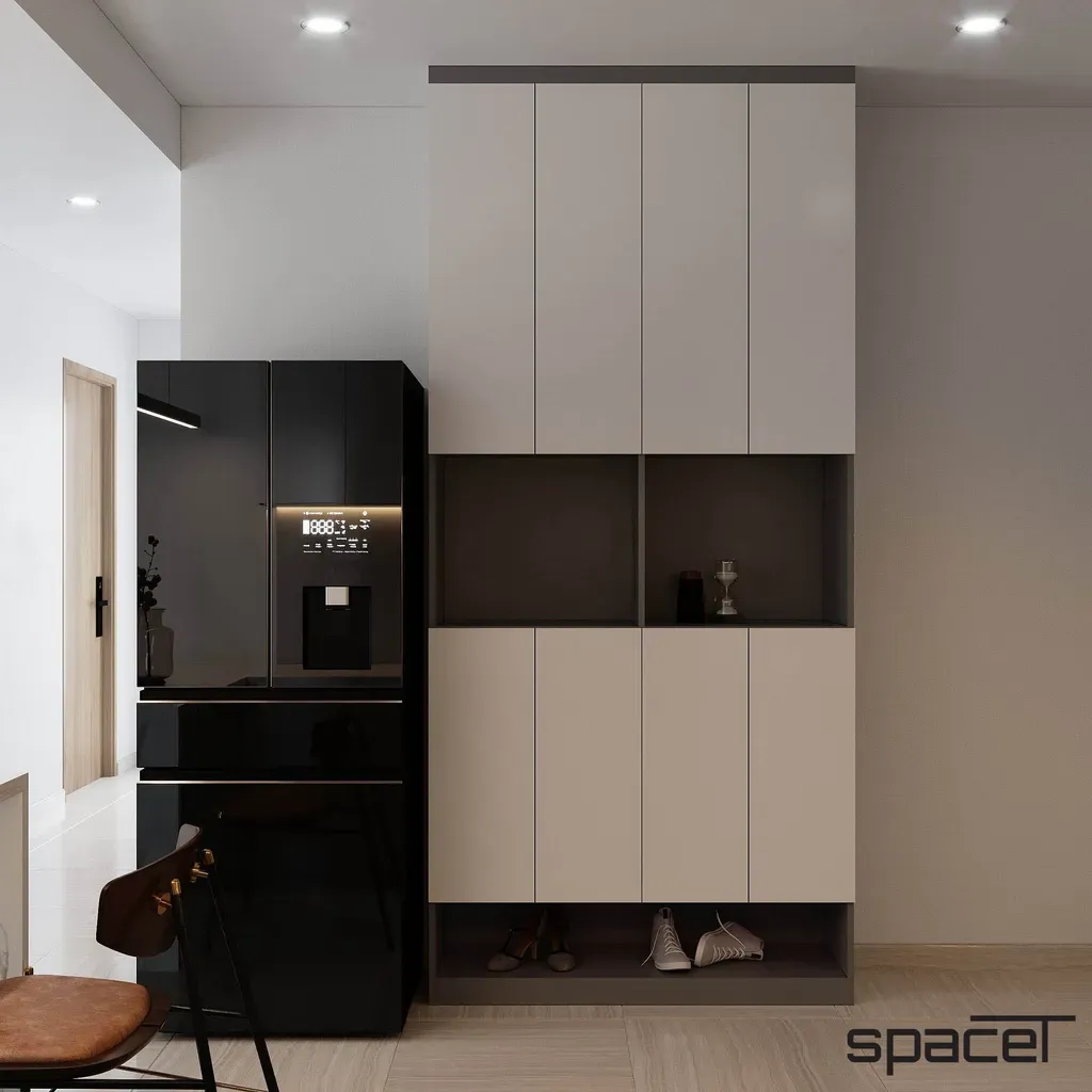 Lối vào - Căn hộ The Origami (Vinhomes Grand Park Quận 9) - Phong cách Modern | Space T