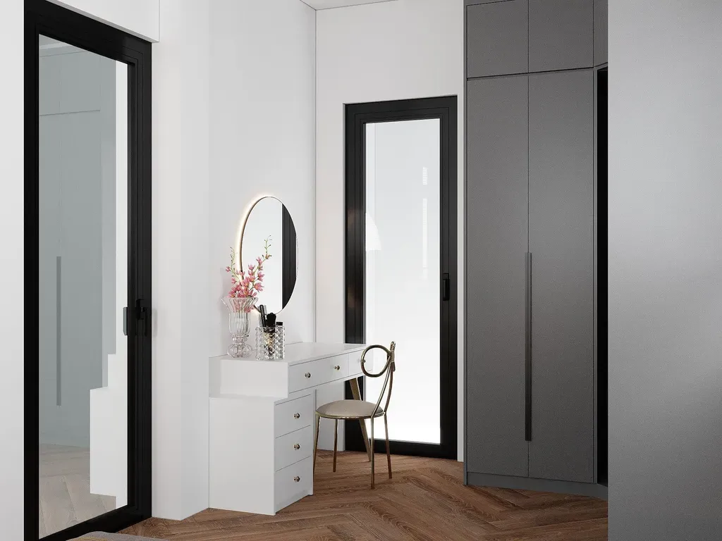 Phòng ngủ - Nhà phố Bình Dương 75m2 - Phong cách Modern | Space T
