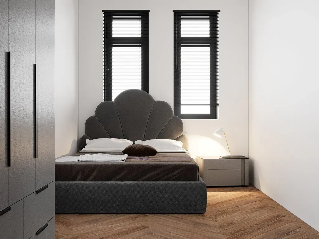 Phòng ngủ - Nhà phố Bình Dương 75m2 - Phong cách Modern | Space T