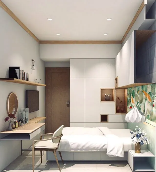 Phòng ngủ - Căn hộ The Sun Avenue - Phong cách Modern | Space T