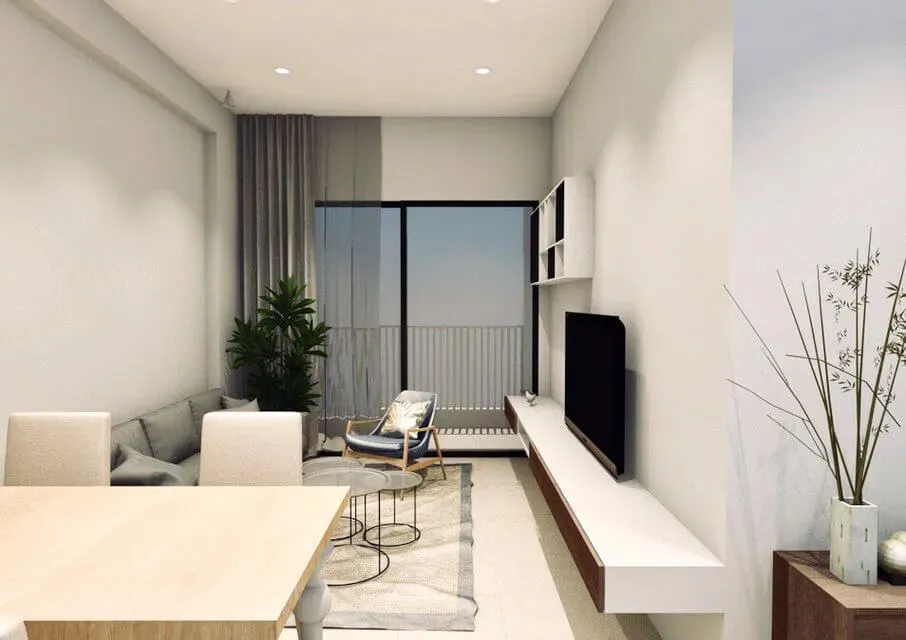 Phòng khách - Căn hộ The Sun Avenue - Phong cách Modern | Space T