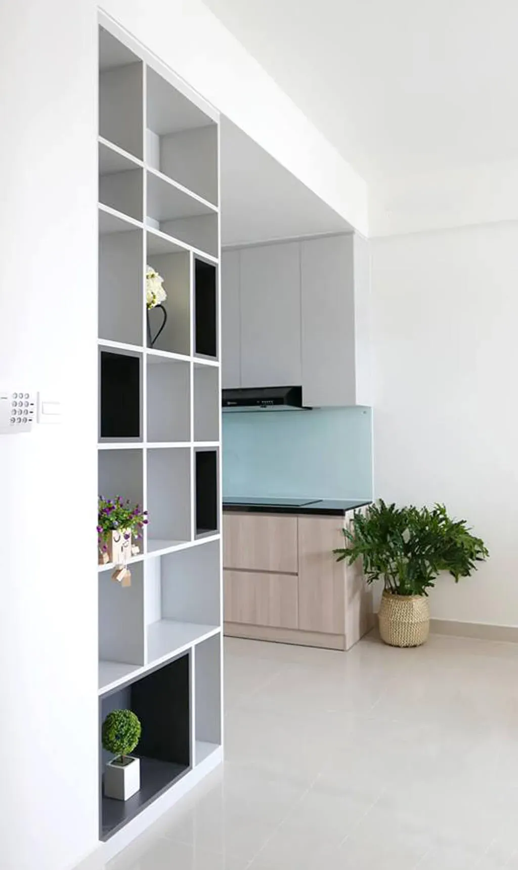 Phòng bếp - Căn hộ The Sun Avenue - Phong cách Minimalist | Space T