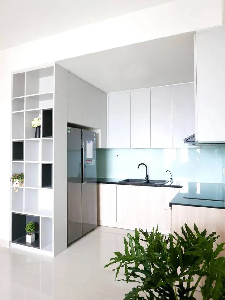Phòng bếp - Căn hộ The Sun Avenue - Phong cách Minimalist | Space T