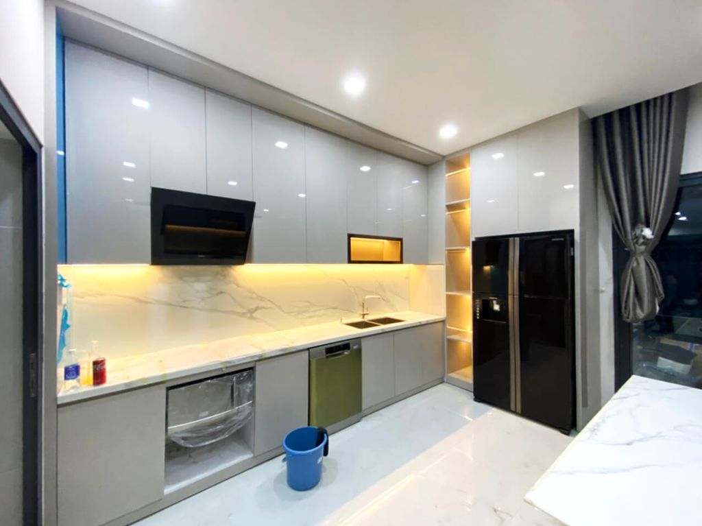 Phòng bếp - Nhà phố Biên Hòa 44m2 - Phong cách Modern  | Space T