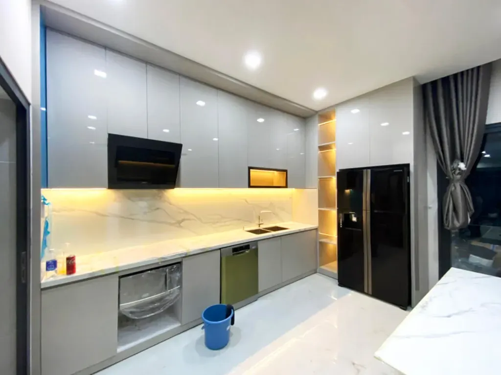 Phòng bếp - Nhà phố Biên Hòa 44m2 - Phong cách Modern | Space T