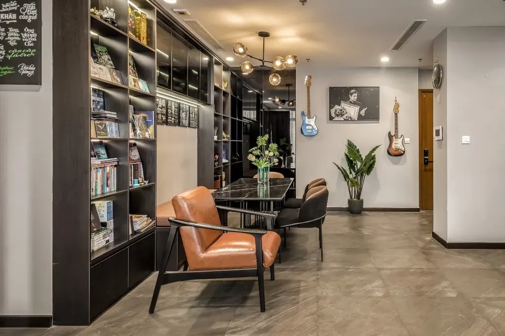 Phòng ăn - Cải tạo Căn hộ Vinhomes Central Park - Phong cách Modern | Space T