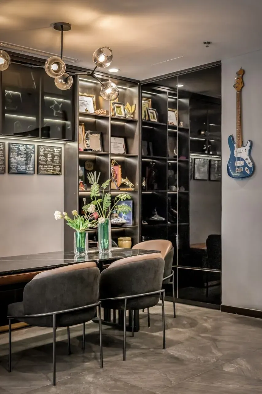 Phòng ăn - Cải tạo Căn hộ Vinhomes Central Park - Phong cách Modern | Space T