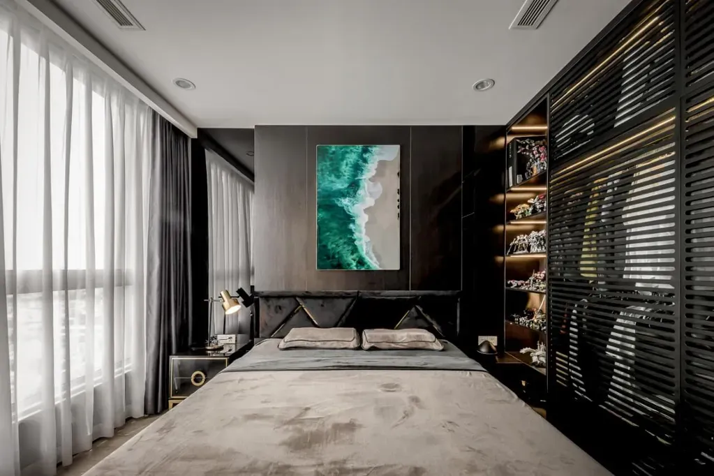 Phòng ngủ - Cải tạo Căn hộ Vinhomes Central Park - Phong cách Modern | Space T