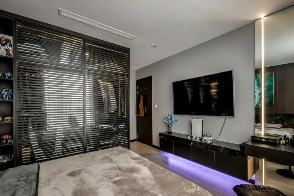 Phòng ngủ - Cải tạo Căn hộ Vinhomes Central Park - Phong cách Modern | Space T