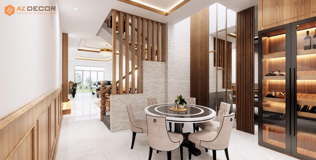Phòng ăn - Cải tạo Nhà phố Biên Hòa Đồng Nai - Phong cách Modern  | Space T