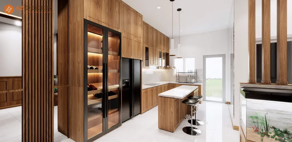 Phòng bếp - Cải tạo Nhà phố Biên Hòa Đồng Nai - Phong cách Modern | Space T
