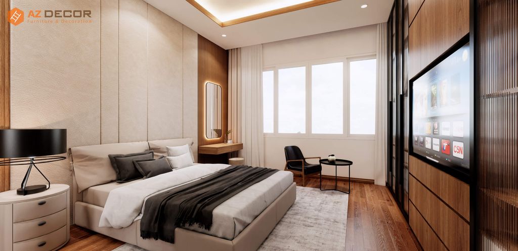 Phòng ngủ - Cải tạo Nhà phố Biên Hòa Đồng Nai - Phong cách Modern  | Space T