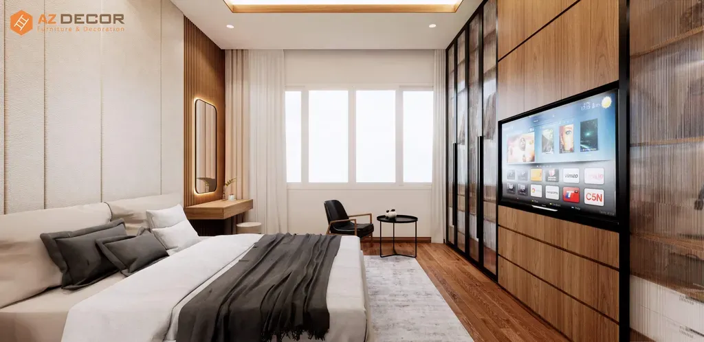 Phòng ngủ - Cải tạo Nhà phố Biên Hòa Đồng Nai - Phong cách Modern | Space T