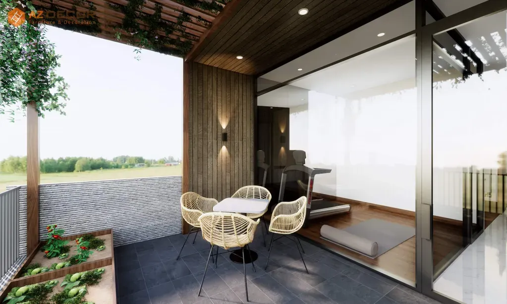 Sân thượng - Cải tạo Nhà phố Biên Hòa Đồng Nai - Phong cách Modern | Space T