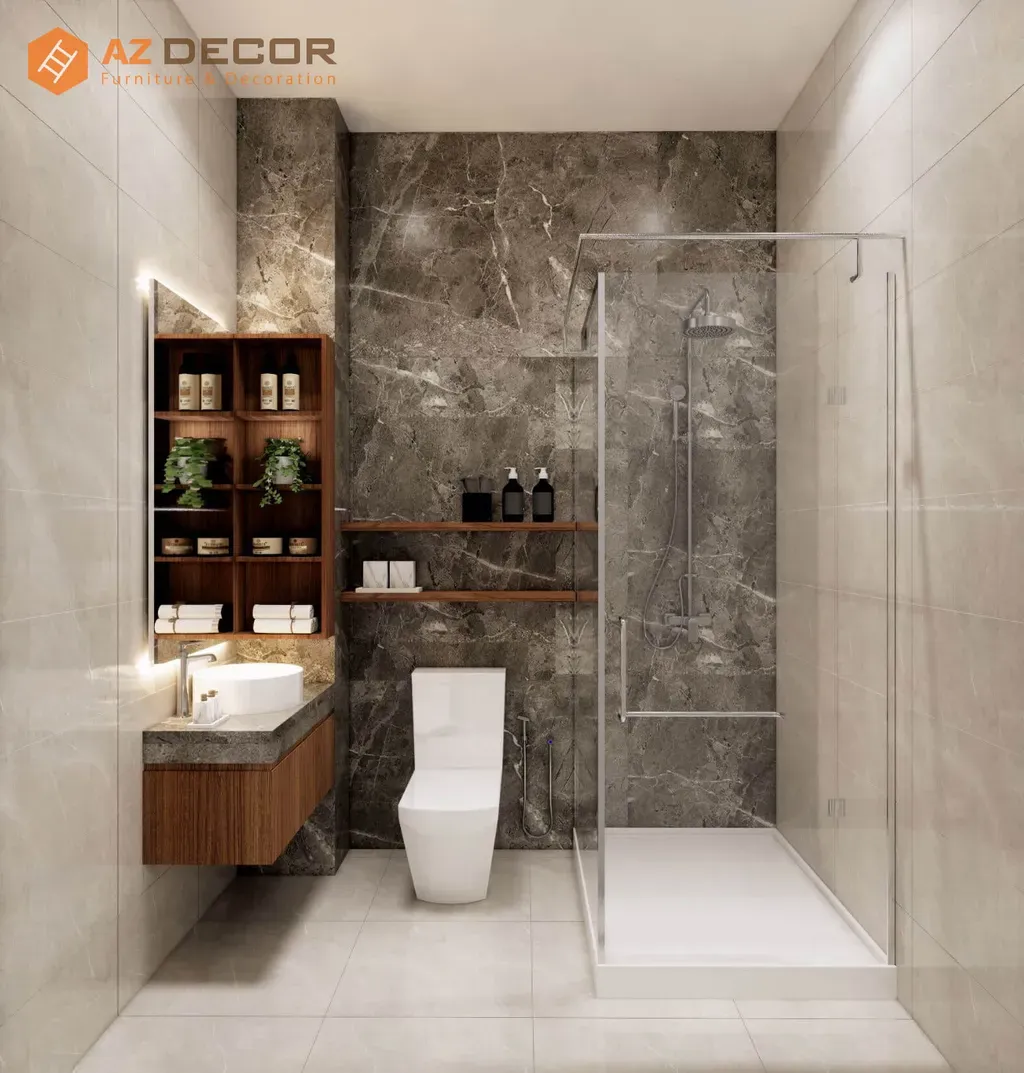 Phòng tắm - Cải tạo Nhà phố Biên Hòa Đồng Nai - Phong cách Modern | Space T