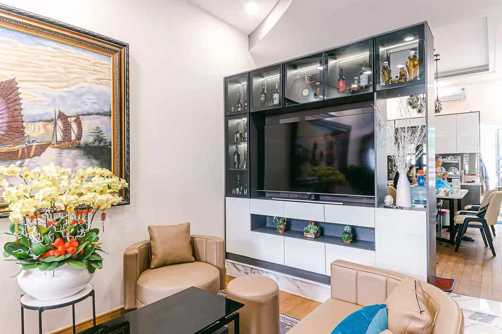 Phòng khách - Nhà phố Biên Hòa Đồng Nai - Phong cách Modern | Space T