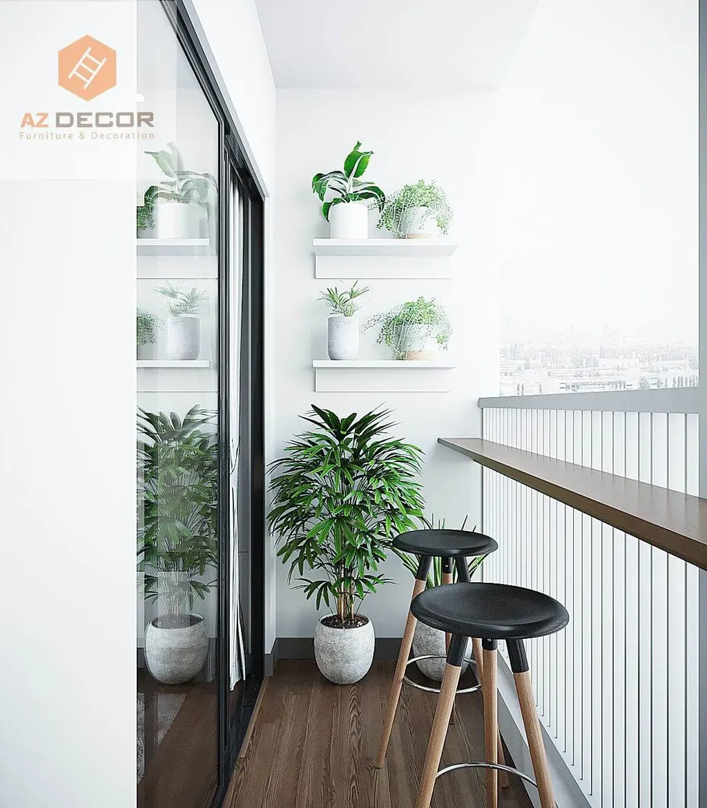 Lô gia - Căn hộ Carillon Quận Tân Phú - Phong cách Modern | Space T