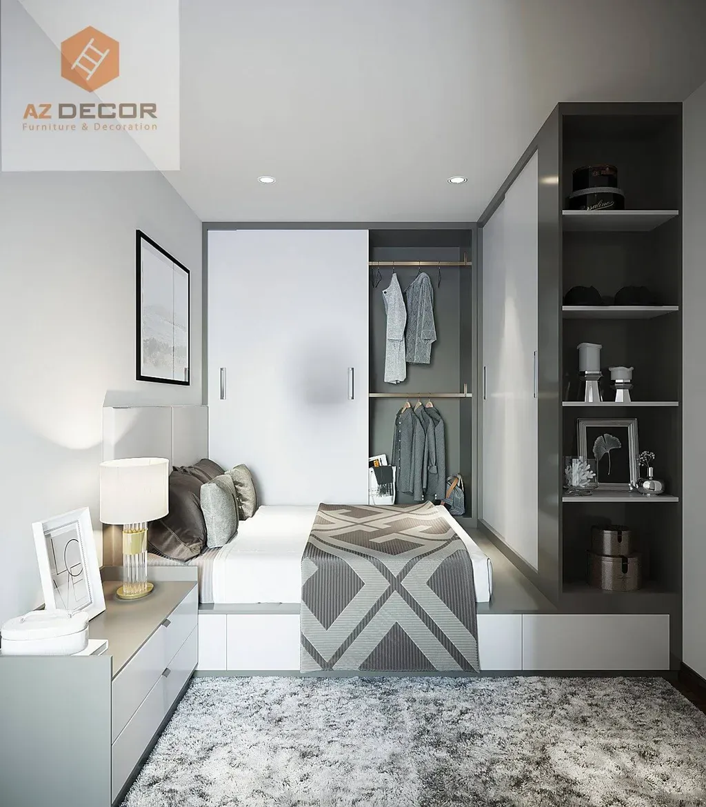 Phòng ngủ - Căn hộ Carillon Quận Tân Phú - Phong cách Modern | Space T