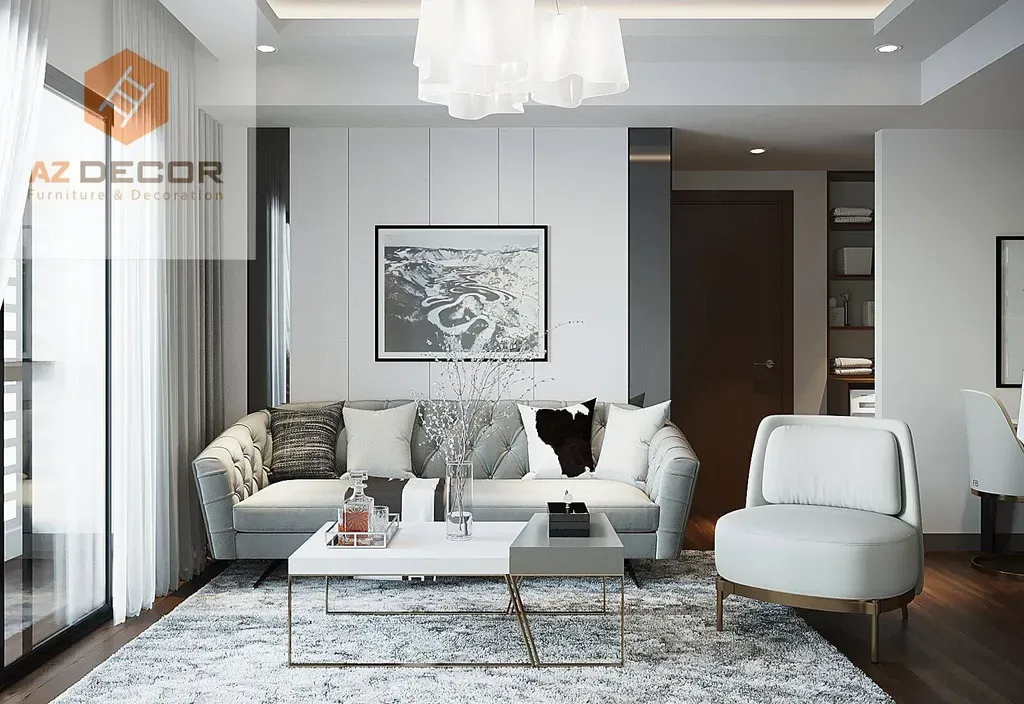 Phòng khách - Căn hộ Carillon Quận Tân Phú - Phong cách Modern | Space T