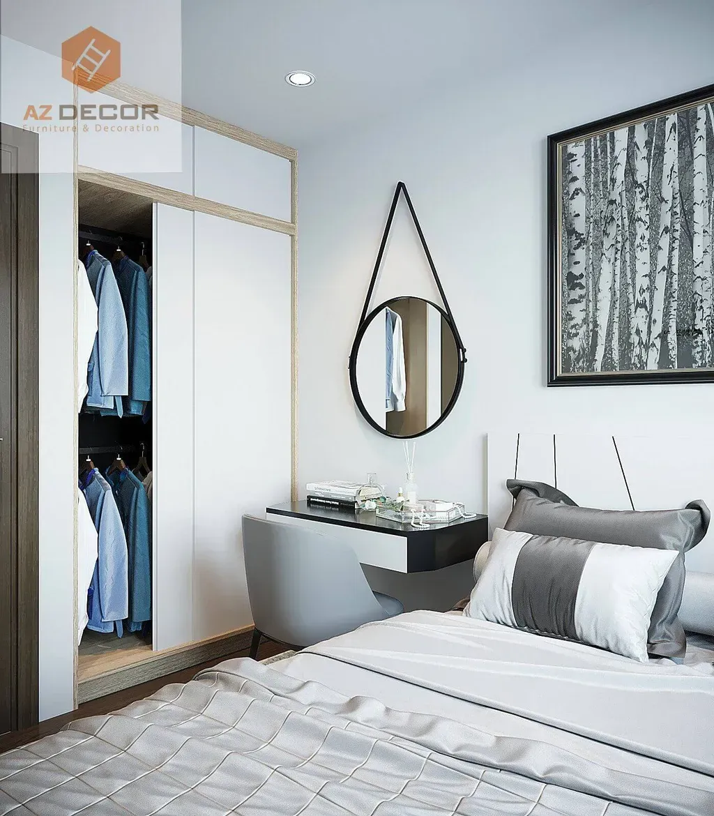 Phòng ngủ - Căn hộ Richstar Quận Tân Phú - Phong cách Modern | Space T