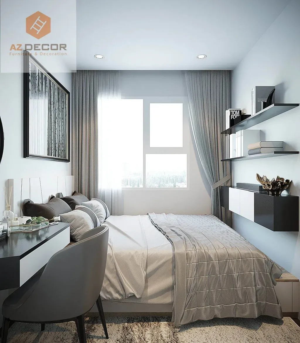 Phòng ngủ - Căn hộ Richstar Quận Tân Phú - Phong cách Modern | Space T