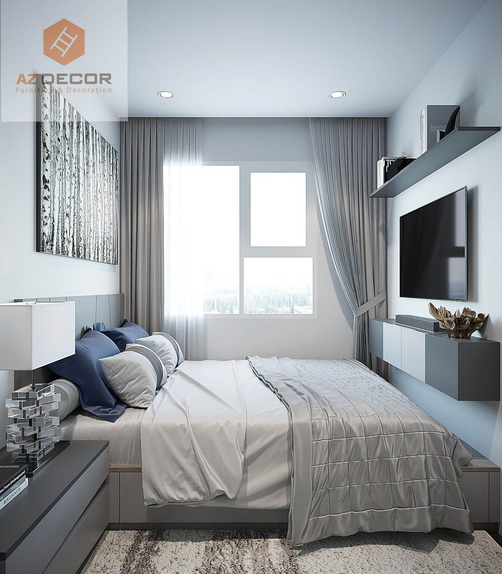 Phòng ngủ - Căn hộ Richstar Quận Tân Phú - Phong cách Modern  | Space T