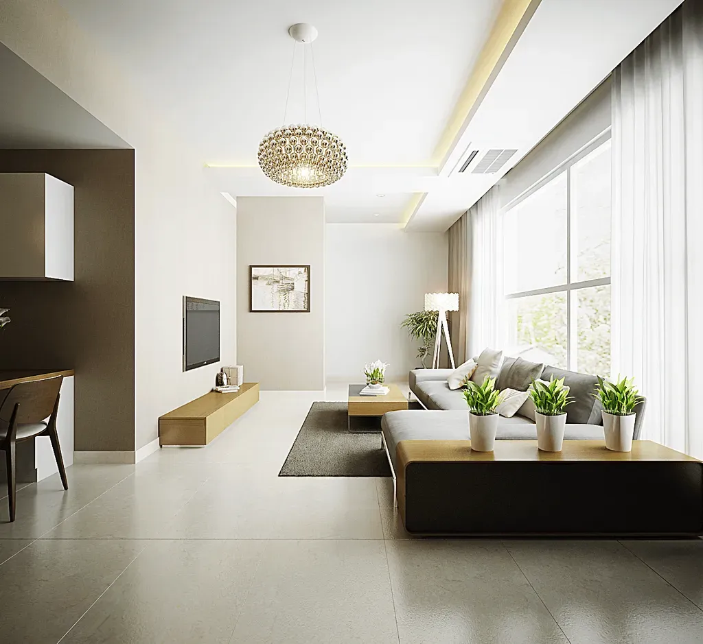 Phòng khách - Căn hộ Star Hill Quận 7 - Phong cách Modern | Space T