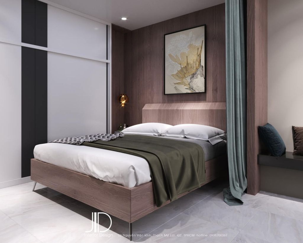 Phòng ngủ - Căn hộ Đảo Kim Cương Quận 2 - Phong cách Modern  | Space T