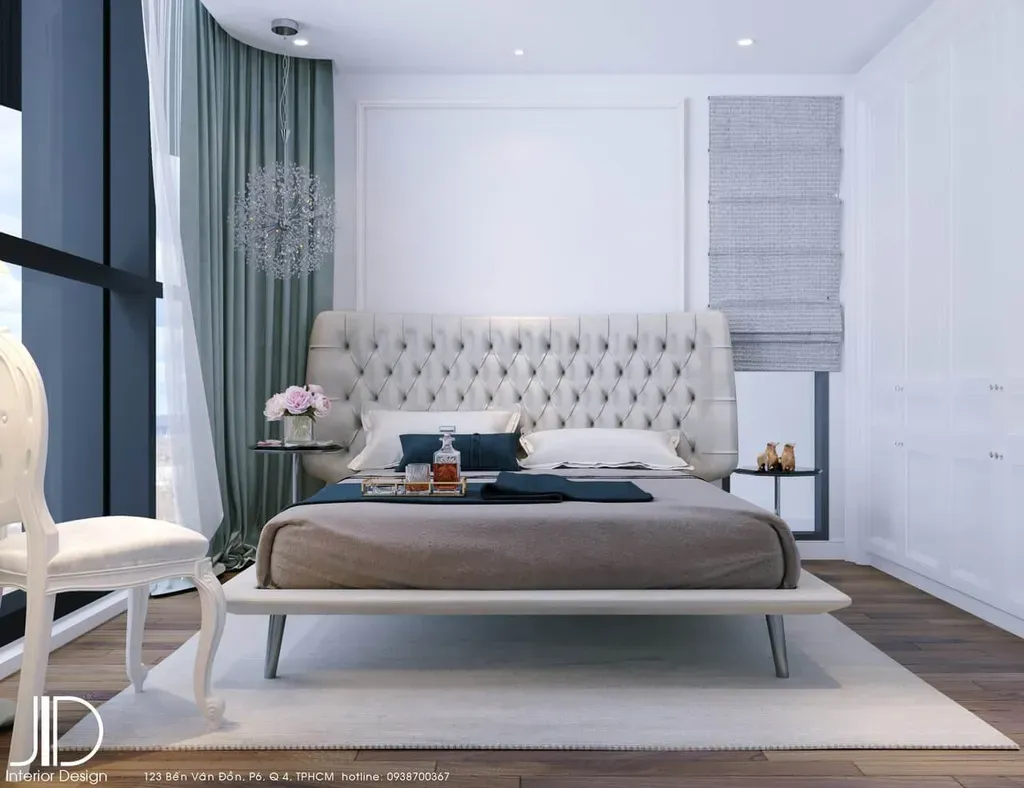 Phòng ngủ - Căn hộ Landmark 81 Bình Thạnh (Mr Chu) - Phong cách Neo Classic | Space T