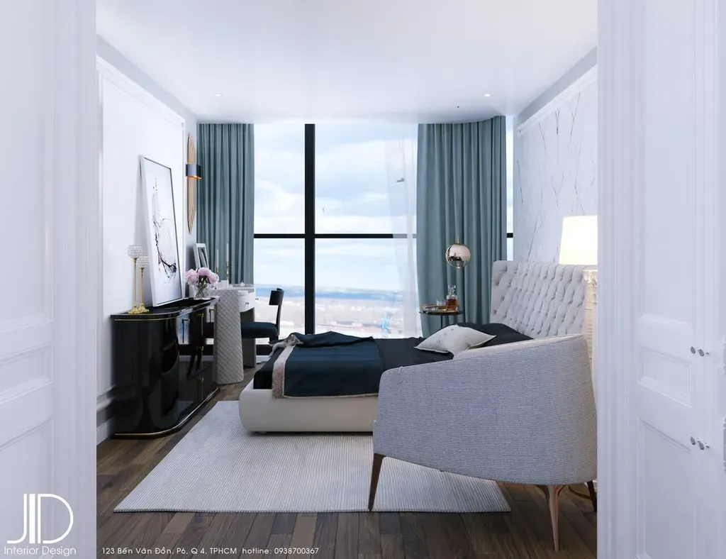 Phòng ngủ - Căn hộ Landmark 81 Bình Thạnh (Mr Chu) - Phong cách Neo Classic | Space T