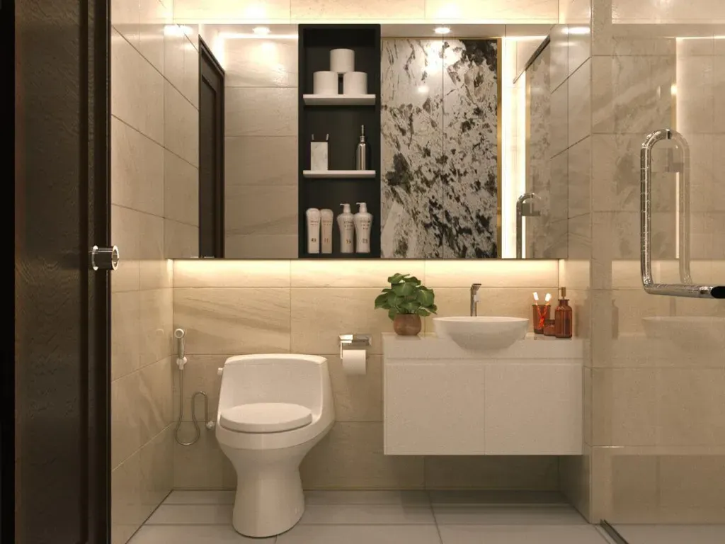 Phòng tắm - Căn hộ Vinhomes Central Park Quận Bình Thạnh - Phong cách Modern | Space T