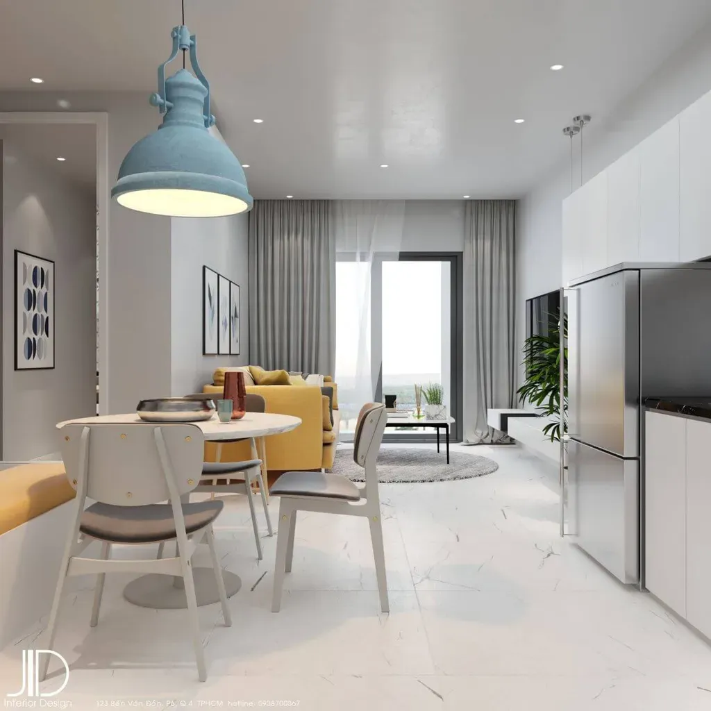 Phòng ăn - Căn hộ Sunrise City View Quận 7 - Phong cách Modern + Minimalist | Space T