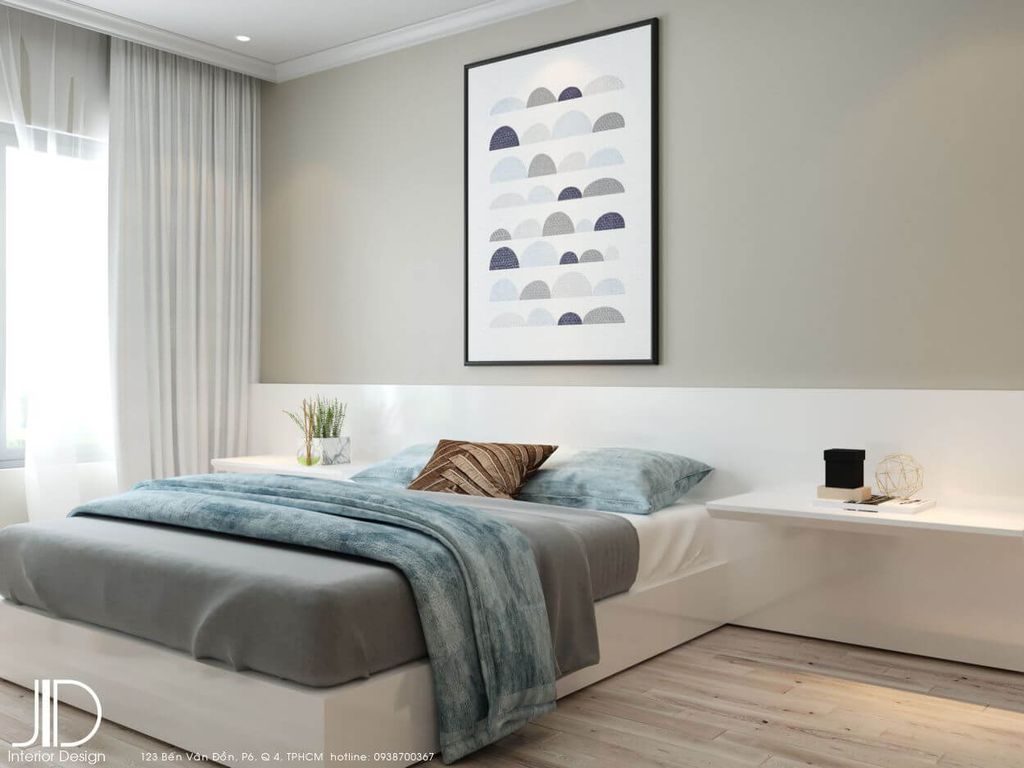 Phòng ngủ - Căn hộ Sunrise City View Quận 7 - Phong cách Modern + Minimalist  | Space T