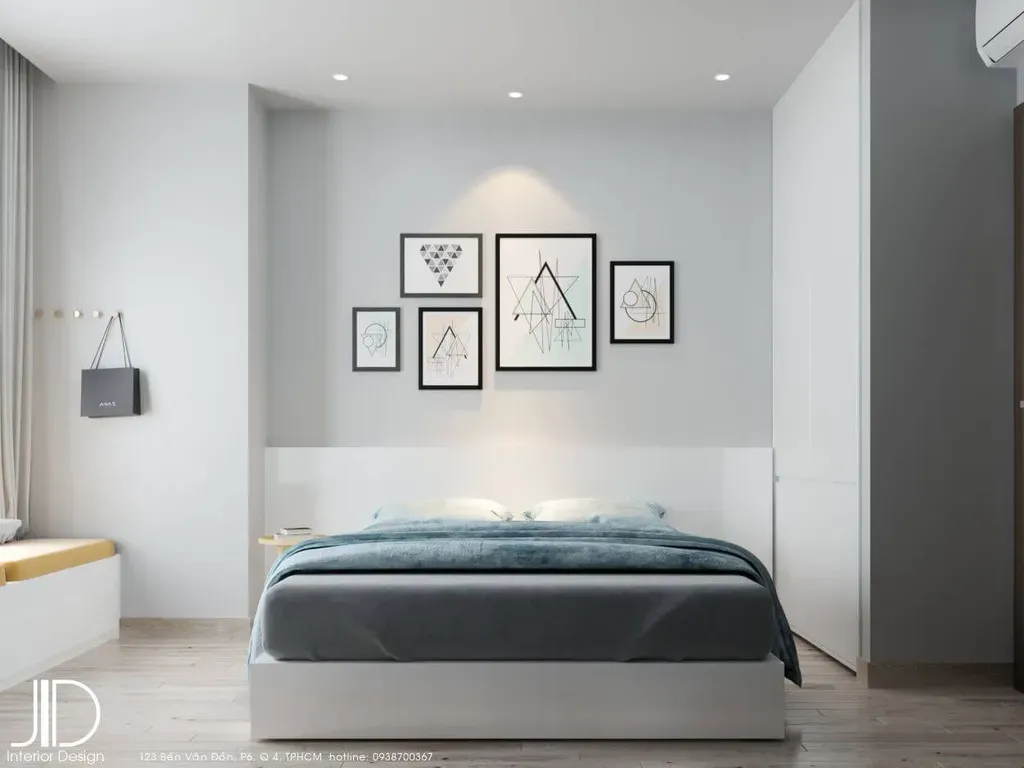 Phòng ngủ - Căn hộ Sunrise City View Quận 7 - Phong cách Modern + Minimalist | Space T