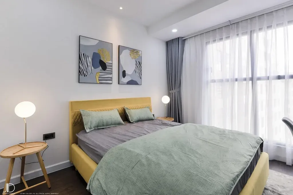 Phòng ngủ - Căn hộ Saigon Royal Quận 4 - Phong cách Modern | Space T