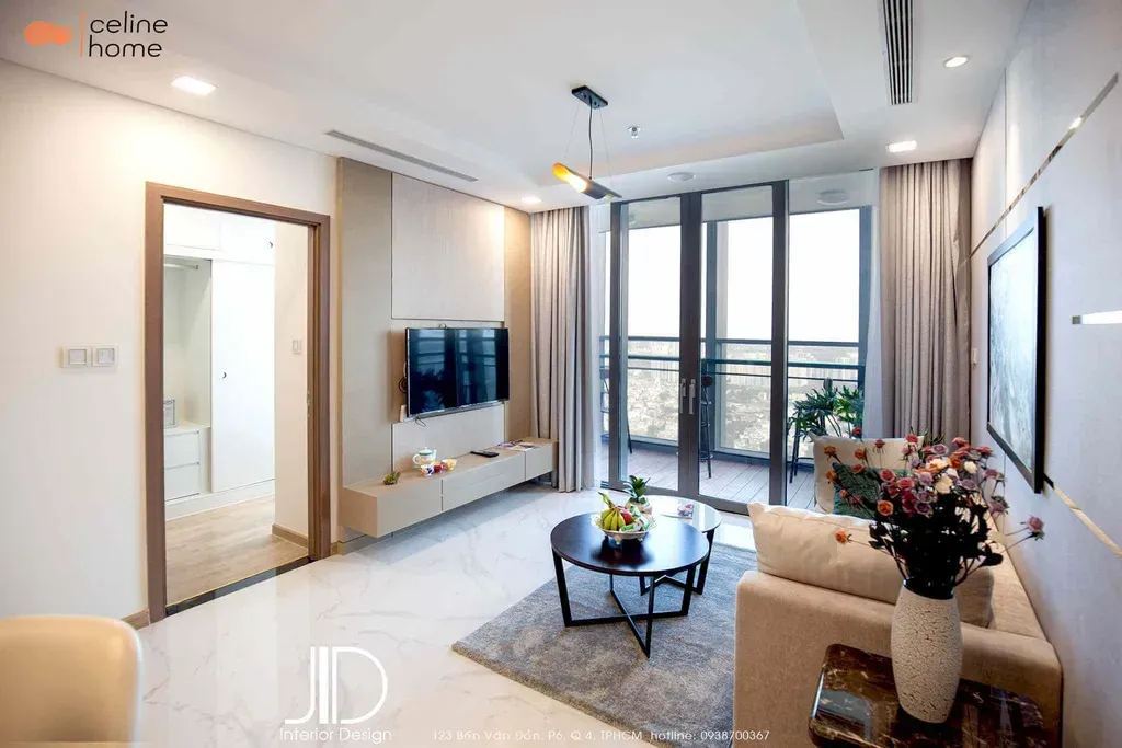 Phòng khách - Căn hộ Landmark 81 Q. Bình Thạnh - Phong cách Modern | Space T