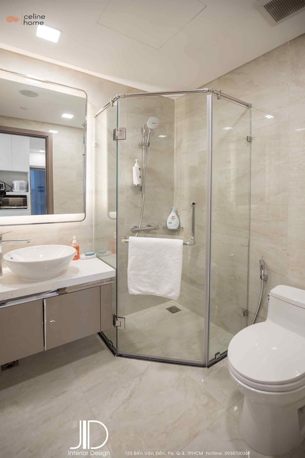 Phòng tắm - Căn hộ Landmark 81 Q. Bình Thạnh - Phong cách Modern  | Space T