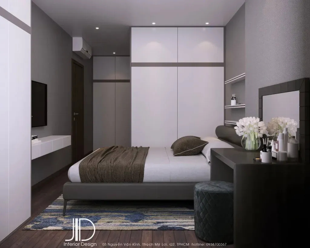 Phòng ngủ - Căn hộ HaDo Centrosa Garden Quận 10 (Ms Vy) - Phong cách Modern | Space T